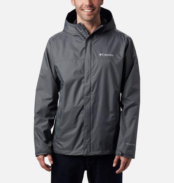 Columbia Watertigh Rain Jacket Grey For Men's NZ64253 New Zealand